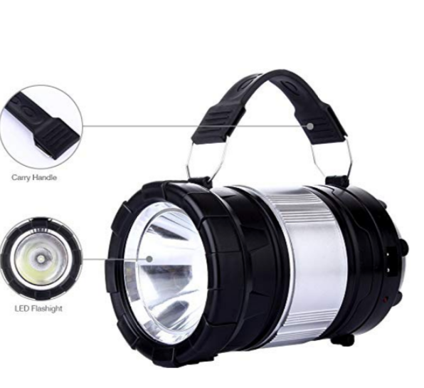 Portable Lantern LED Solar Powered Camping Tent Light