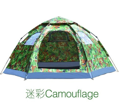 Fully-automatic camping tent